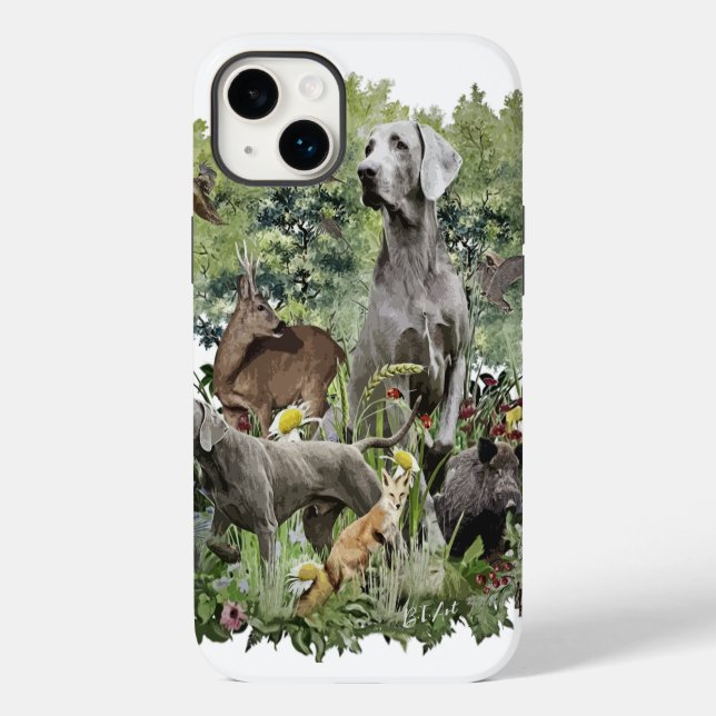Weimaraner  Case-Mate iPhone case (Back)