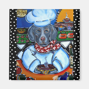 Weimaraner Chef Products Magnet