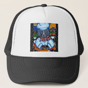 Weimaraner Chef Trucker Hat