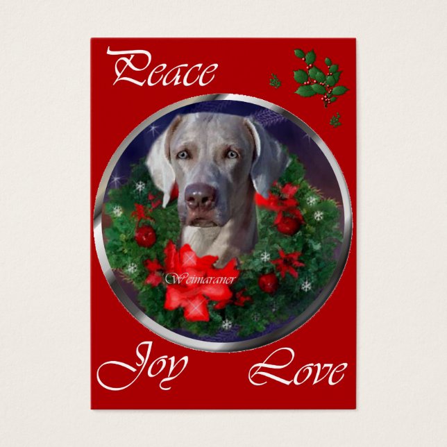 Weimaraner Christmas Gifts (Front)