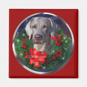 Weimaraner Christmas Gifts Magnet