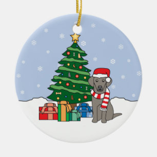 Weimaraner Christmas Ornament