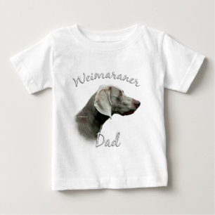 Weimaraner Dad 2 Baby T-Shirt