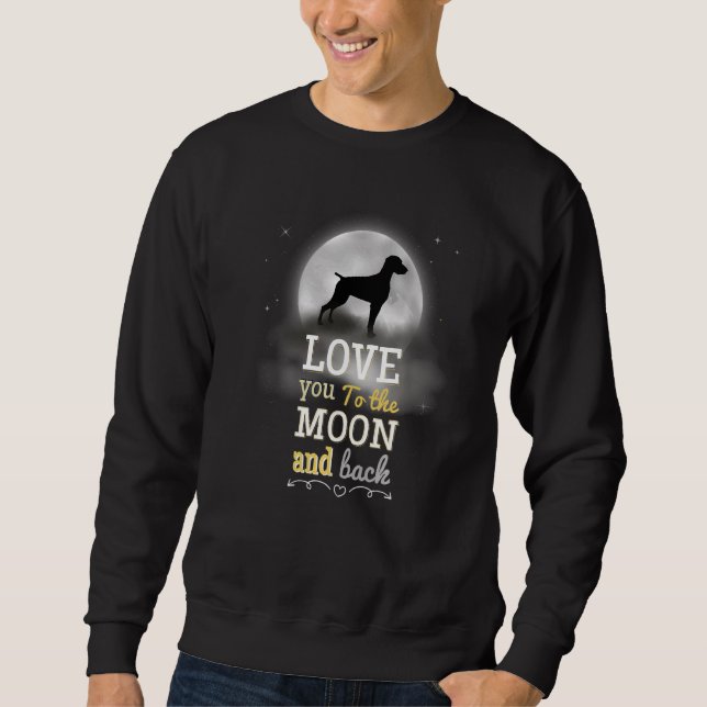 Weimaraner Dog Breed  3 Sweatshirt (Front)