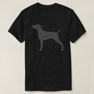 Weimaraner Dog Breed Silhouette T-Shirt