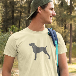 Weimaraner Dog Breed Silhouette T-Shirt