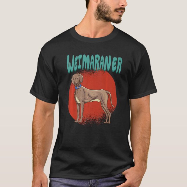 Weimaraner - Dog Identification - Dogs Lover - Dog T-Shirt (Front)