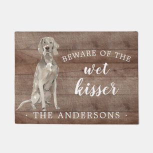 Weimaraner Dog Personalised Door Mat
