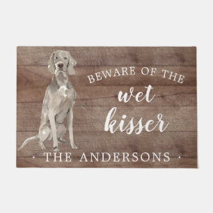 Weimaraner Dog Personalised Door Mat