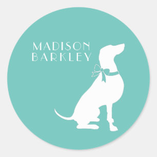 Weimaraner Dog Puppy Classic Round Sticker