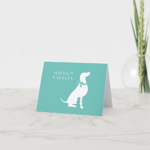Weimaraner Dog Puppy Note Card