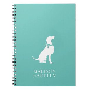 Weimaraner Dog Puppy Notebook