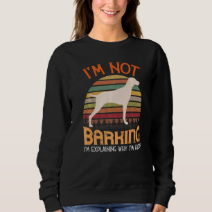 Weimaraner Dog Retro  15 Sweatshirt