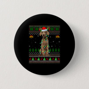 Weimaraner Dog Ugly Christmas Sweaters Holiday San 6 Cm Round Badge