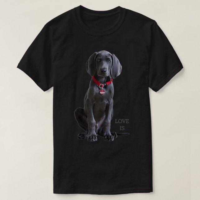 Weimaraner  for Women Men Kids Weimeraner Mum  Dog T-Shirt (Design Front)