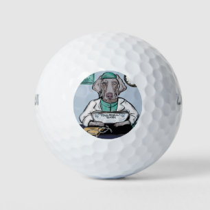 Weimaraner Golf Balls