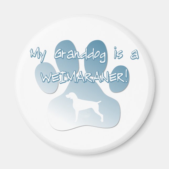 Weimaraner Granddog Magnet (Front)