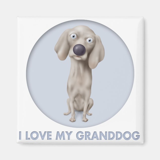 Weimaraner Granddog Magnet (Front)