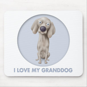 Weimaraner Granddog Mouse Mat