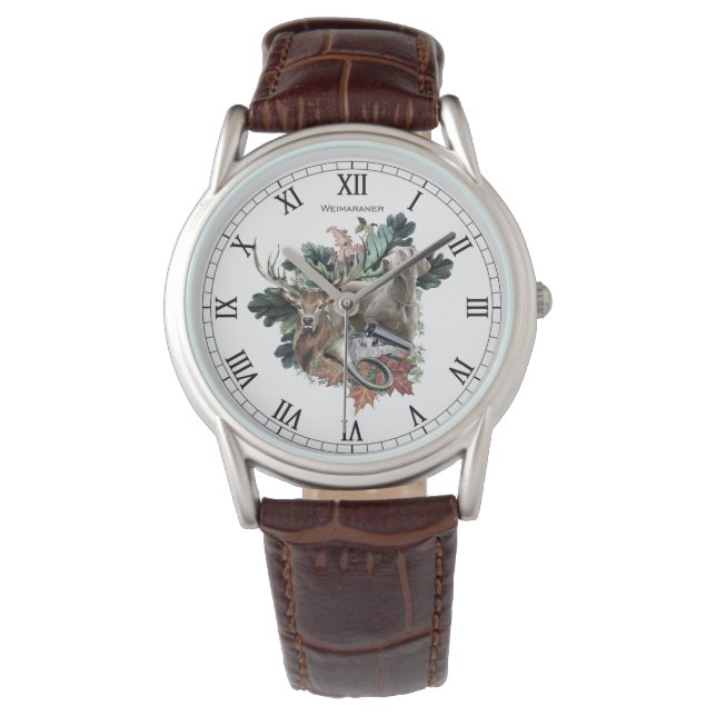 Weimaraner, "Grey Ghost"  Watch (Front)