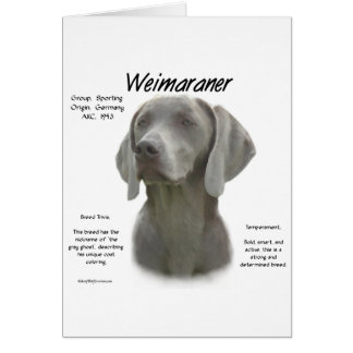 Weimaraner History Design