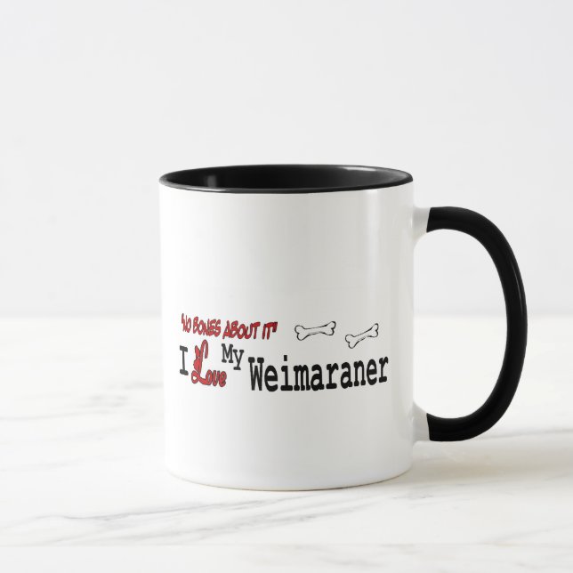 Weimaraner (I Love) Mug (Right)