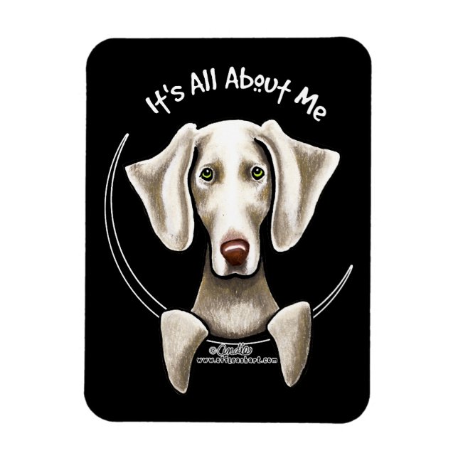 Weimaraner IAAM Magnet (Vertical)