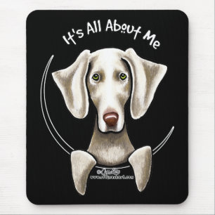 Weimaraner IAAM Mouse Mat