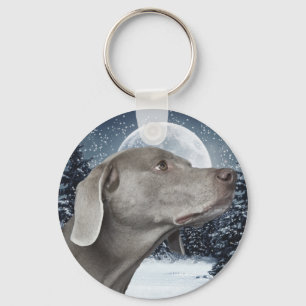 Weimaraner Keychain