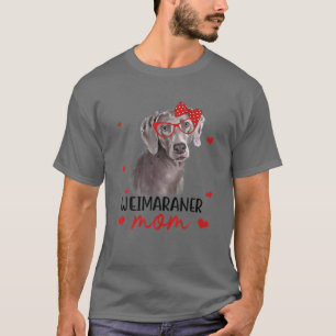 Weimaraner Mama Dog Bandanna Dog Lover T-Shirt