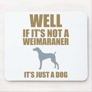 Weimaraner Mouse Mat