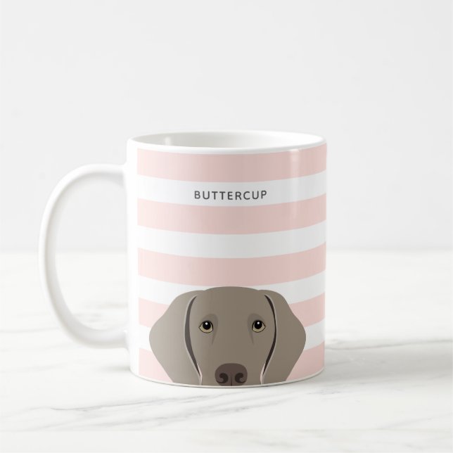 Weimaraner Mugs (Left)