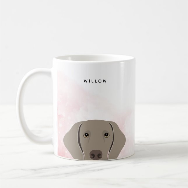 Weimaraner Mugs (Left)