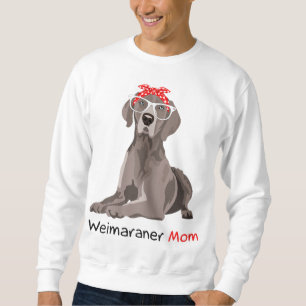 Weimaraner Mum Bandanna Womens Weimaraner Dog Sweatshirt