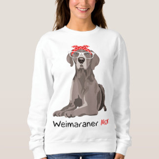 Weimaraner Mum Bandanna Womens Weimaraner Dog Sweatshirt