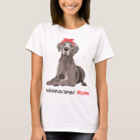 Weimaraner Mum Bandanna Womens Weimaraner Dog