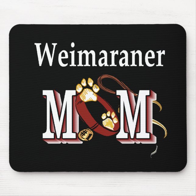 Weimaraner Mum Gifts Mouse Mat (Front)