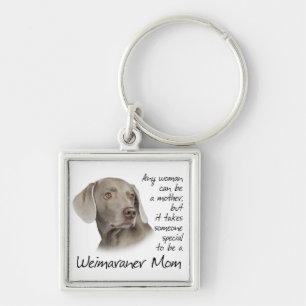 Weimaraner Mum Keychain