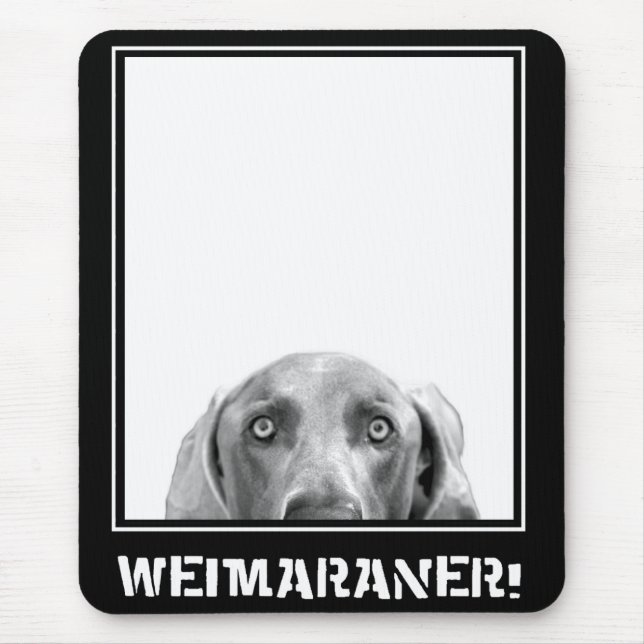 Weimaraner Nation : Weimaraner In A Box! Mouse Mat (Front)