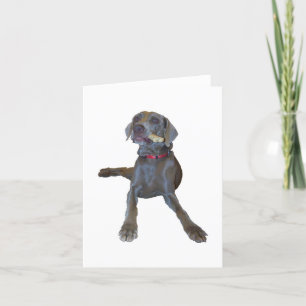 Weimaraner Note Card