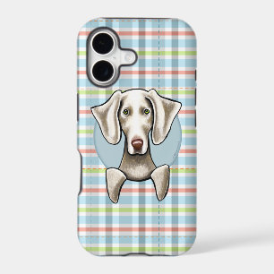 Weimaraner Pale Plaid