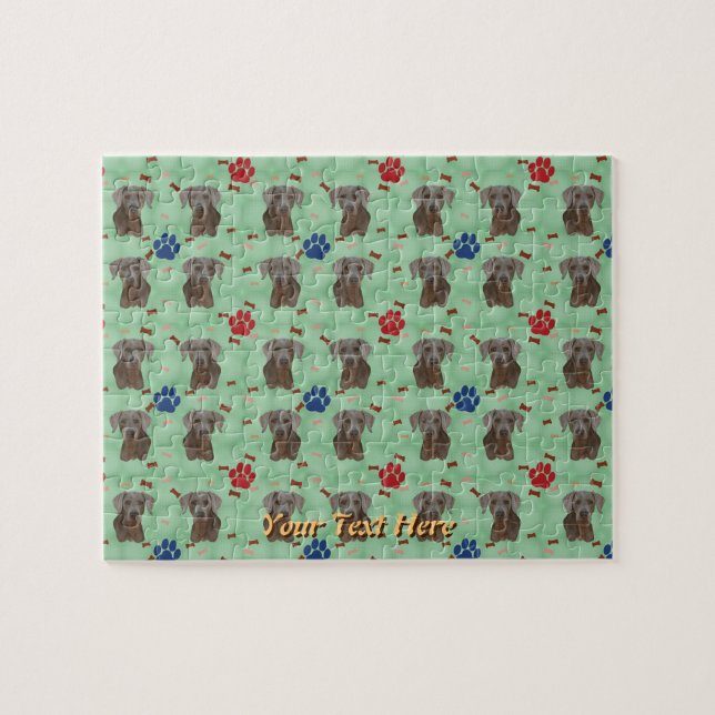 Weimaraner Portrait Jigsaw Puzzle (Horizontal)