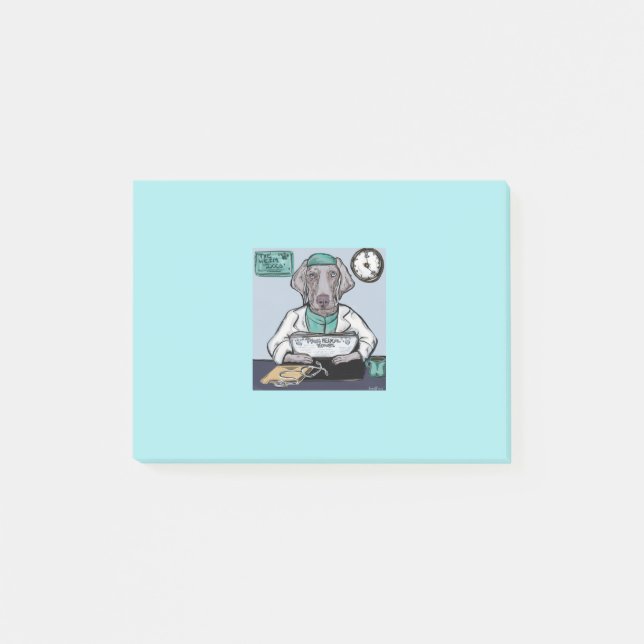 Weimaraner Post-it Notes (Front)