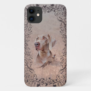 Weimaraner Poster Canvas Print Tapestry Acrylic Pr iPhone 11 Case