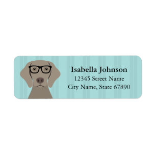 Weimaraner Return Address Labels