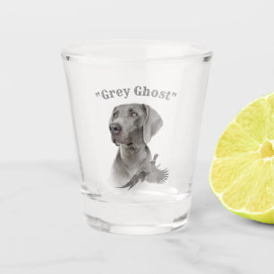Weimaraner shot glass