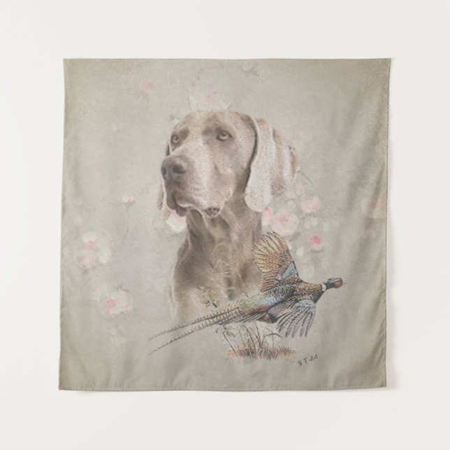 Weimaraner Tapestry (Front)