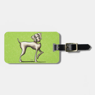 Weimaraner Tennis Pro Luggage Tag