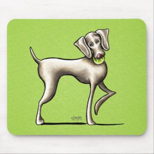 Weimaraner Tennis Pro Mouse Mat