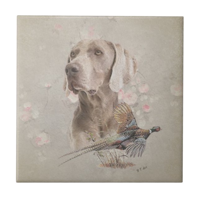 Weimaraner Tile (Front)